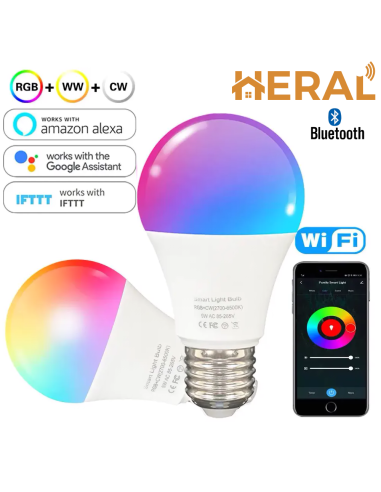 50702000 - Bombilla Led E27 Wifi-Bluetooth 110V-220V