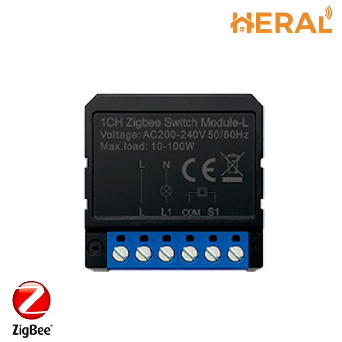 Relé Sin Neutro Doble Salida (S1 - S2) Smart Zigbee - Imagen 1