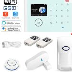 Kit Alarma (Teclado digital+ Sensor Puerta + PIR + Avisador acústico + 2 mandos) Tuya