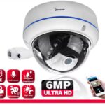 Cámara Domo IP POE para exterior 6MP