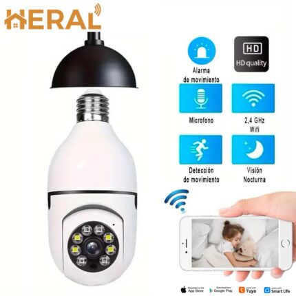 Cámara IP Tuya con Wifi  Bombilla E27 de 2 4G